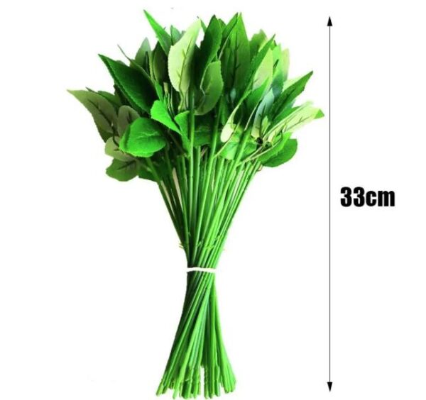 TALLO CON HOJAS FLORAL 50 UNIDADES