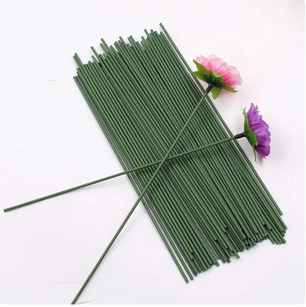 TALLO FLORAL ALAMBRE 50 UNIDADES - 40 CM