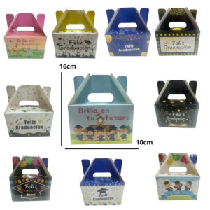 CAJAS DE GRADUACION MC X12 UNIDADES