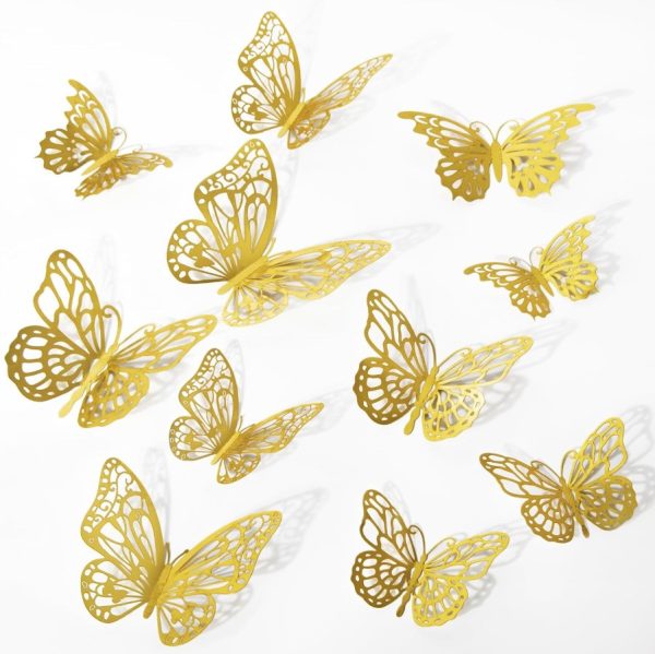 MARIPOSA DECORATIVA - 12 UNIDADES