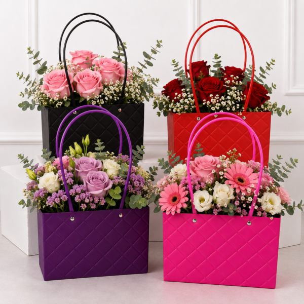 CARTERAS RECTANGULAR CON RELIEVES PARA FLORES X10 UNIDADES