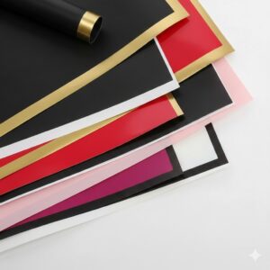 PAPEL COREANO LISO BORDE GRUESOS – 20 UNIDADES