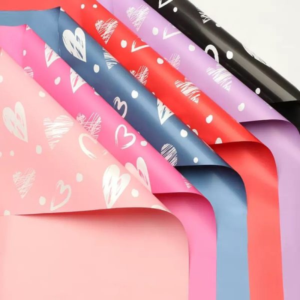 ppal PAPEL COREANO CORAZÓN PINXELADO