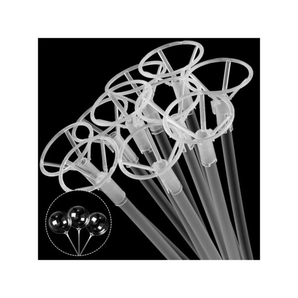 GLOBO BURBUJA 20 PULGADAS CON VARILLA – X 12UNIDADES