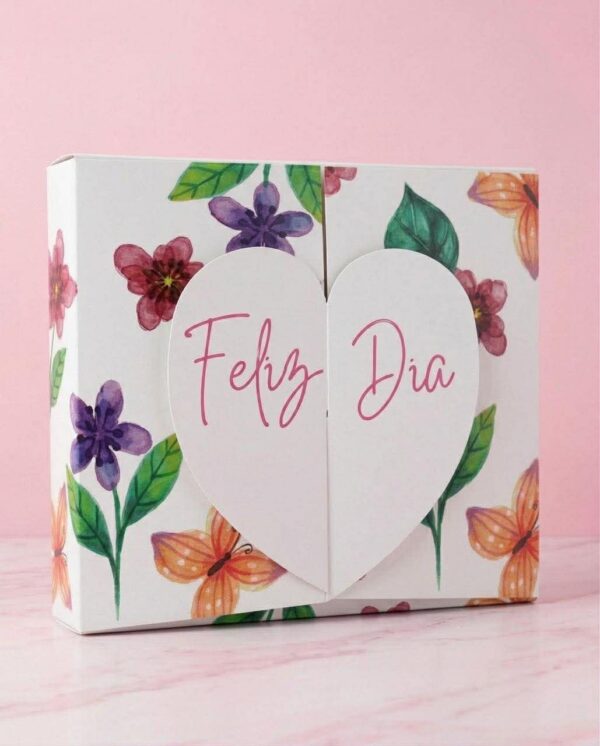 CAJAS BOX RECTANGULAR FELIZ DIA X12 UNIDADES