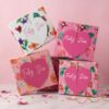 CAJAS BOX RECTANGULAR FELIZ DIA X12 UNIDADES