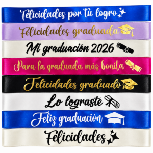 BANDA PARA RAMOS GRADUACION X10 UNIDADES
