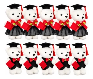 PACK 12 OSITO PLUMAVIT GRADUACION MIXTO - NIÑA/O