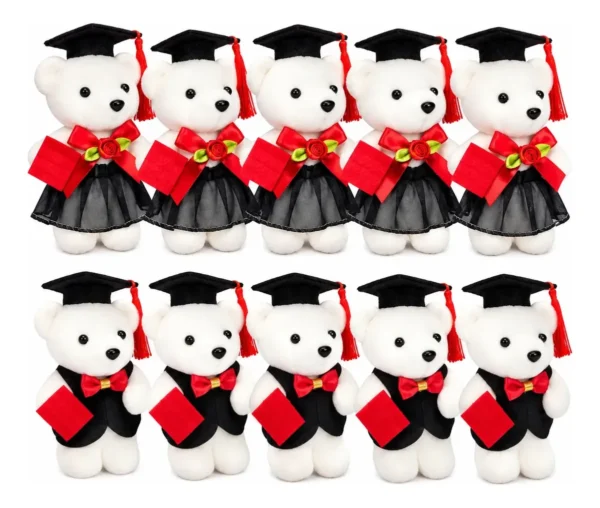 PACK 12 OSITO PLUMAVIT GRADUACION MIXTO - NIÑA/O