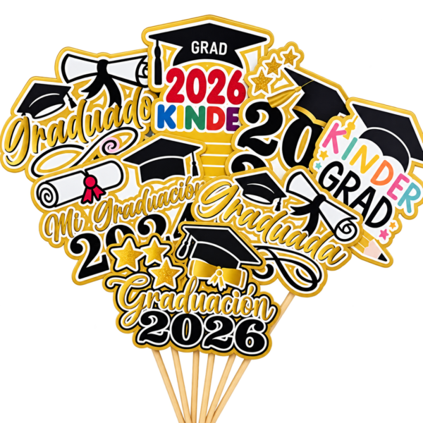 TOPPER DE GRADUACION X12 UNIDADES